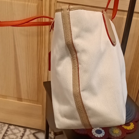 Coach Canvas & Leather Horse & Carriage Tote - Ivory - Picture 10 of 15